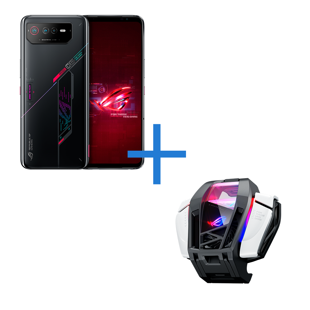 Smartphone ASUS ROG Phone 6 8GB/ 256GB Phantom Black + Acessório ASUS AeroActive Cooler 6 Preto